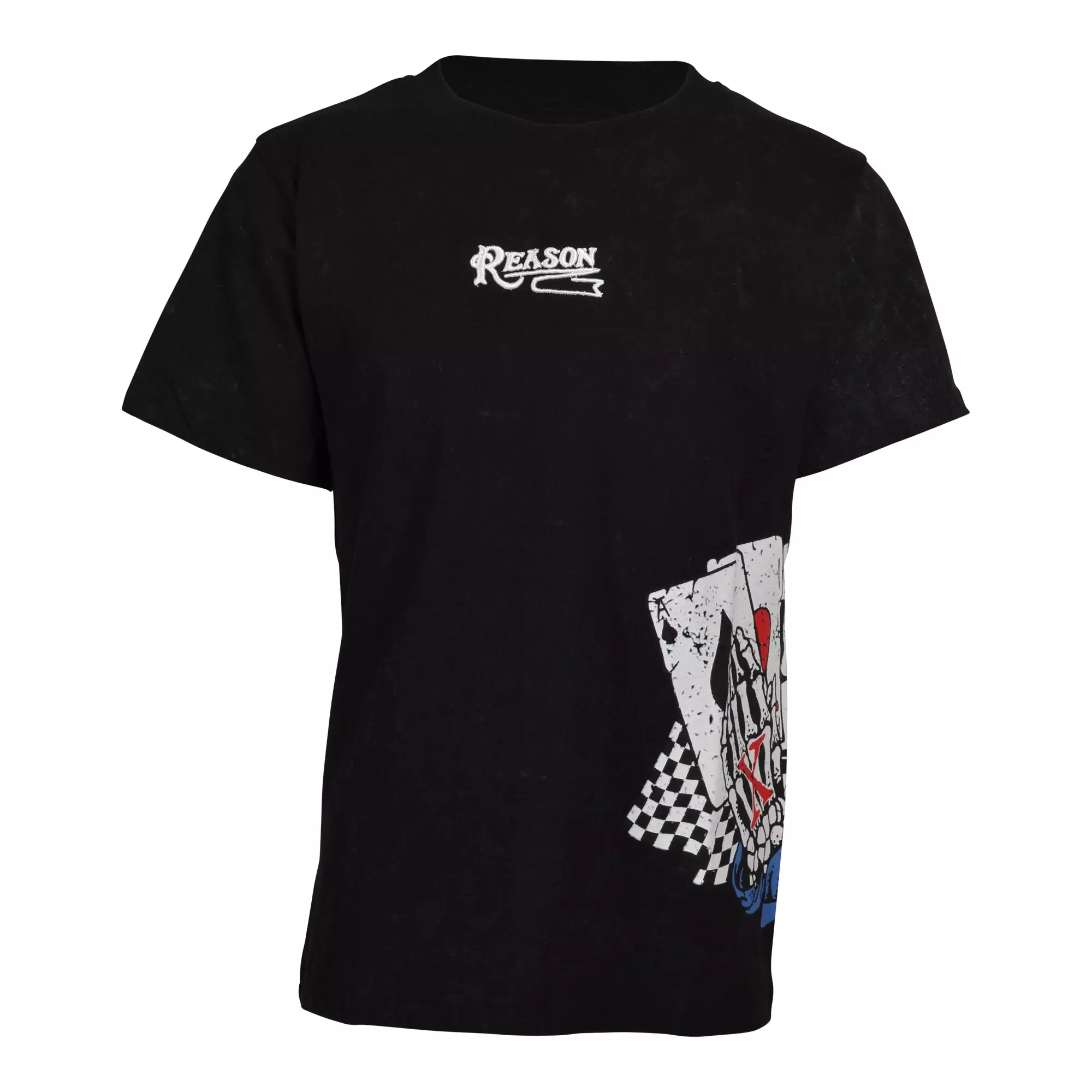 Reason Fast Life Big Boys' Graphic Crew Neck Tee - Black